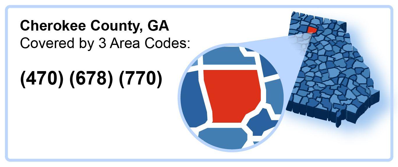 470_678_770_Area_Codes_in_Cherokee_County_Georgia
