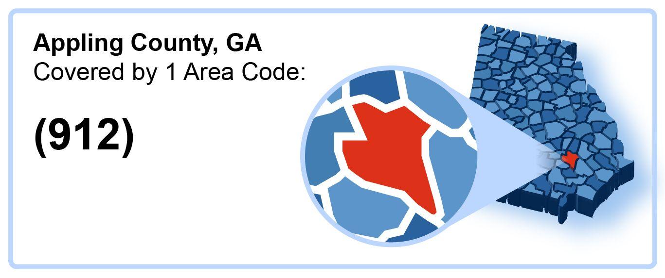 912_Area_Code_in_Appling_County_Georgia